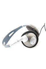 Image showing Headphones with cord on white