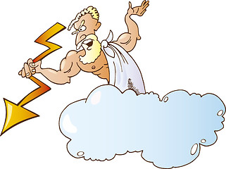 Image showing Greek God Zeus