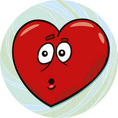 Image showing startled heart