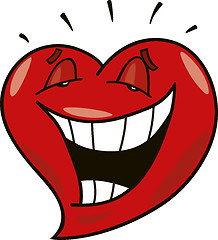 Image showing laughing heart