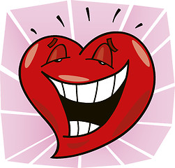 Image showing laughing heart