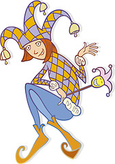 Image showing Jester woman