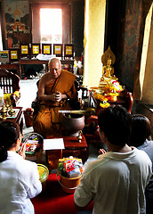 Image showing Praying together