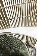 Image showing Architectural Ceiling Structure Perspective