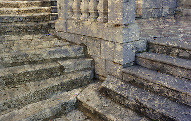Image showing Beautiful old steps