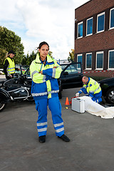 Image showing Female Paramedic