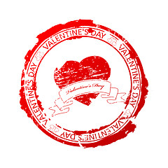 Image showing Valentine's Day stamp