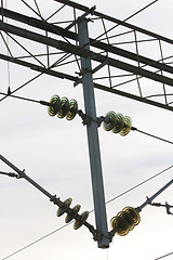 Image showing Railway cable