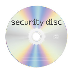 Image showing security disc