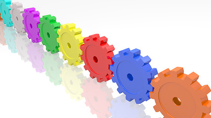 Image showing Color Gears