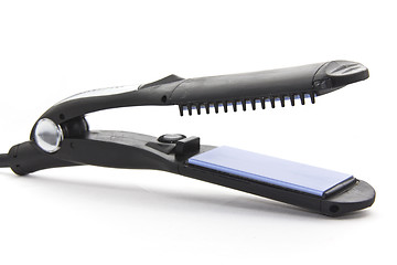 Image showing Jaws of a flat curling iron