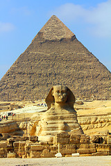 Image showing egypt pyramid and sphinx