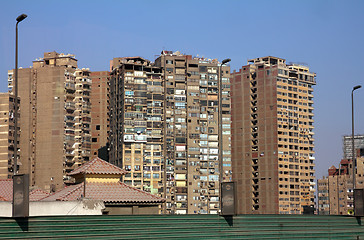 Image showing dirty urban building in Cairo