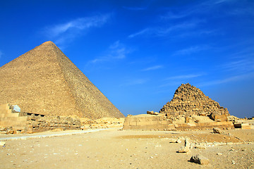 Image showing egypt pyramids in Giza Cairo