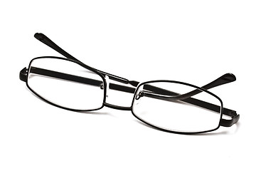 Image showing Black reading glasses 