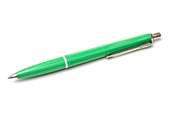 Image showing Green Ball Point Pen