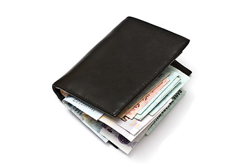 Image showing Wallet and various currency