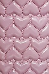 Image showing Texture of pink leather background 