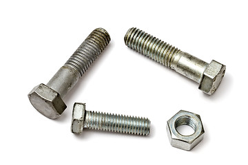 Image showing Bolts closeup