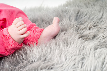 Image showing Body parts: baby feet