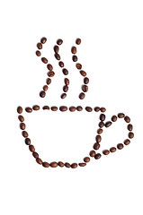 Image showing Conceptual shot of caffee cup