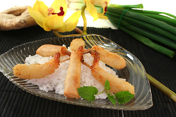 Image showing Thai prawns specialties