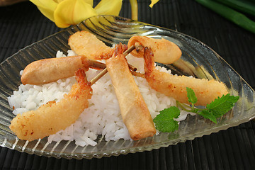 Image showing Thai prawns specialties
