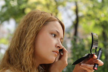 Image showing Natural make-up