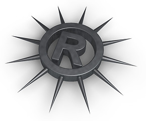 Image showing registered trademark