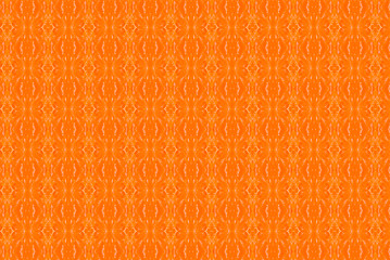 Image showing Orange abstract kaleidoscope background 