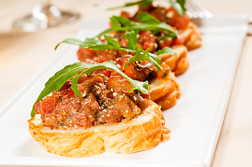 Image showing italian bruschetta