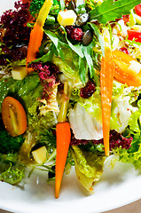 Image showing fresh mixed salad