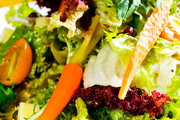 Image showing fresh mixed salad