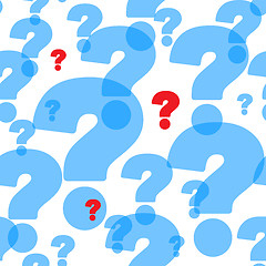 Image showing Abstract background with question marks