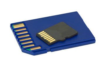 Image showing SD and MicroSD cards