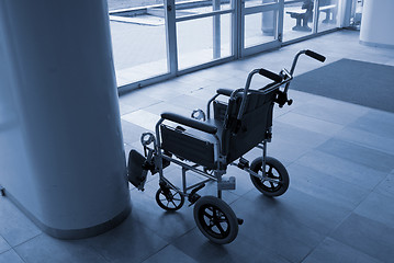 Image showing Empty wheelchair