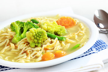 Image showing Chicken noodle soup