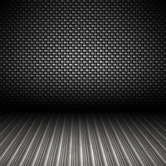 Image showing Carbon Fiber Metal Backdrop