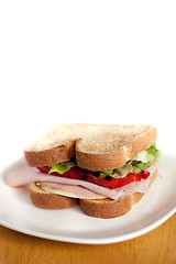 Image showing Ham and Cheese Sandwich