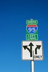 Image showing I-95 sign