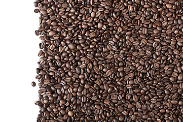Image showing Coffee beans on white Background