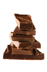 Image showing Chopped chocolate 