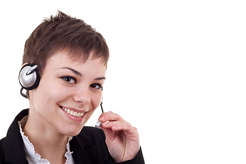 Image showing female customer service agent 