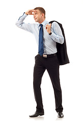 Image showing business man looking forward