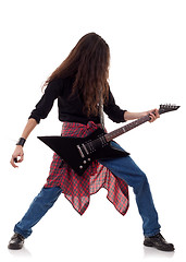 Image showing performer with an electric guitar 