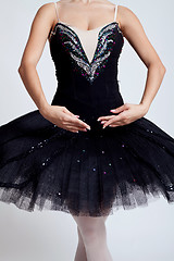 Image showing young ballerina in tutu posing