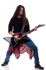 Image showing heavy metal guitarist