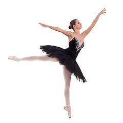 Image showing ballerina wearing black tutu