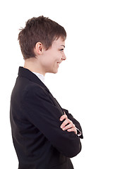 Image showing profile of a business woman