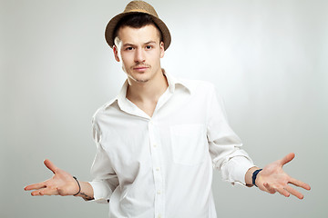 Image showing Young handsome fashion man